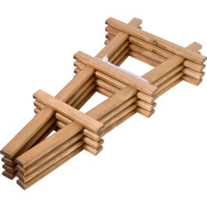 Pflanz-Rankhilfen Set aus 4 Rankhilfen aus braunem Holz