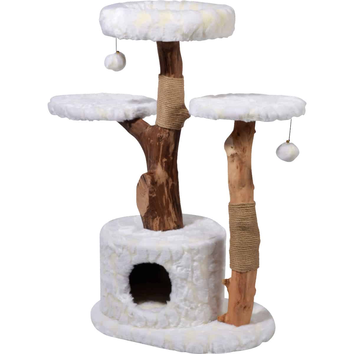 3-teiliges Katzenmöbel-Set mit Katzenhöhle, Katzenleiter und ... - 35284fsce 01 Katzenkratzbaum 1